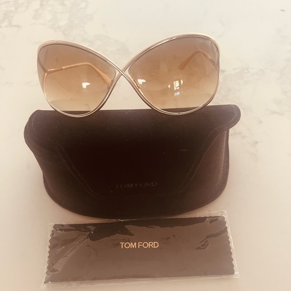 Tom Ford Women's Sunglasses with Gold Frame